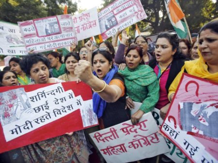 Indianas protestam contra os estupros no país. Foto: VEJA.com/Reuters